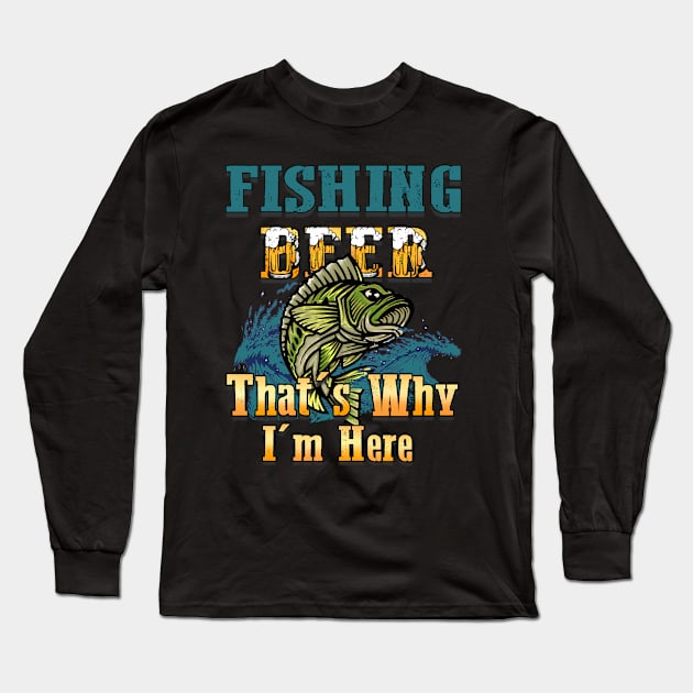 Fishing Is For Me Fish Long Sleeve T-Shirt by coollooks